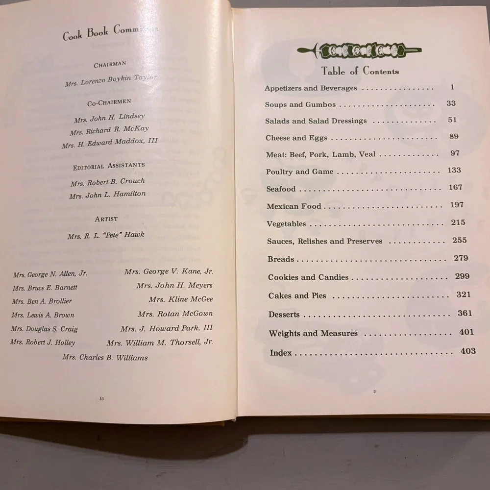 Vtg 1968 Houston Junior League Cook Book Yellow Pineapple Cover MCM Retro Texas